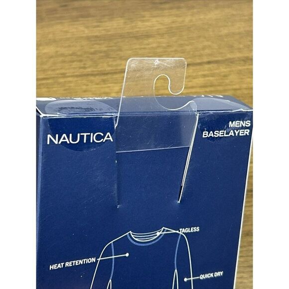 NEW XL Nautica Mens   Base Layer Long Sleeve‎ Top Black Extra Large NWT - Picture 7 of 7